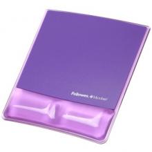 鼠標(biāo)墊	范羅士Fellowes   CRC91835水晶硅膠鼠標(biāo)墊(魅惑紫)