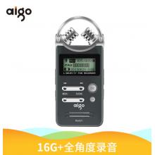 愛國者（aigo）錄音筆 R6601 16G 微型 專業(yè) 學(xué)習(xí)/會(huì)議采訪培訓(xùn)錄音 高清遠(yuǎn)距降噪 MP3播放器
