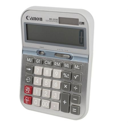 佳能（Canon） WS-1212G 中號太陽能金屬面板計(jì)算器