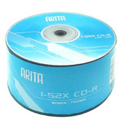 錸德(RITEK) 時(shí)尚系列 CD-R 52速700M 空白光盤/光碟/刻錄盤 塑封裝50片