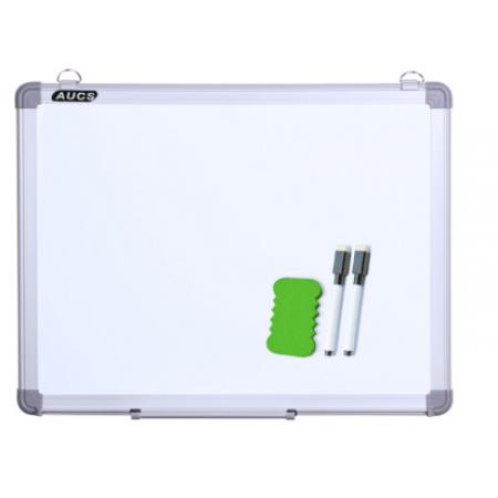 AUCS白板寫字板60*90cm 磁性辦公會(huì)議掛式小白板黑板 J6090L