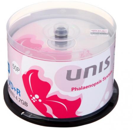 紫光（UNIS）DVD+R空白光盤(pán)/刻錄盤(pán) 碟之戀系列 16速4.7G 桶裝50片