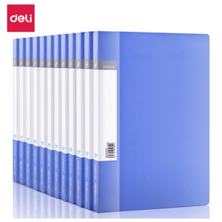 得力(deli)5364 12只A4金屬雙強(qiáng)力夾硬文件夾 大容量試卷資料夾詩朗誦簽約夾板 文件收納辦公用品
