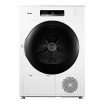 美的（Midea）熱泵式烘干機(jī) 滾筒干衣機(jī) 10公斤大容量 紫外線除菌衣干即停 MH100-H1W 白色