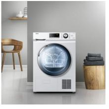 海爾（Haier）烘干機 干衣機9公斤滾筒冷凝式衣干即停排水式非排氣除 味除螨除菌GDNE9-636