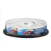 飛利浦（PHILIPS）DVD-R 空白光盤/刻錄盤 16速 4.7G 桶裝10片