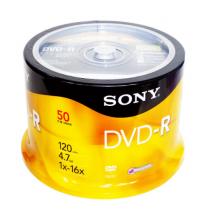 索尼sony 4.7g光盤 dvd刻錄盤 空白光盤 碟片 sony光盤 50片裝 DVD-R 50片桶裝行業(yè)版