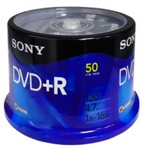 SONY 索尼 dvd刻錄盤 光盤 空白光盤 4.7G 16X DVD+R（50片桶裝）行業(yè)裝