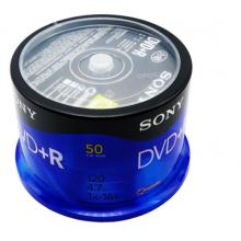SONY 索尼 dvd刻錄盤 光盤 空白光盤 4.7G 16X DVD+R（50片桶裝）行業(yè)裝
