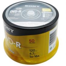 SONY 索尼  dvd刻錄盤 光盤 空白光盤 4.7G 16X DVD-R（50片桶裝）行業(yè)裝