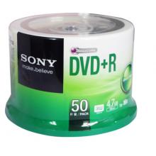 SONY 索尼  dvd刻錄盤 光盤 空白光盤 4.7G 16X DVD+R 可打印 （50片桶裝）