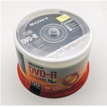 SONY 索尼  dvd刻錄盤 光盤 空白光盤 4.7G 16X DVD-R 可打?。?0片桶裝）亞光面