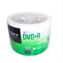 索尼sony  4.7g光盤 dvd刻錄盤 空白光盤 碟片 sony光盤 50片裝 DVD+R 50片簡(jiǎn)裝（無桶）