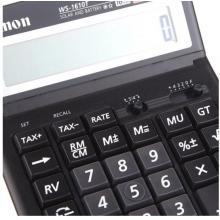 佳能 WS-1610T 計(jì)算器大按鍵大號(hào)16位 黑色