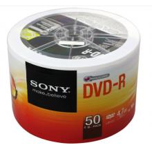 SONY 索尼 dvd刻錄盤 光盤 空白光盤 4.7G 16X DVD-R（50片環(huán)保裝）