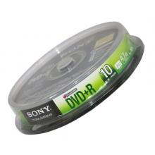 SONY 索尼  DVD刻錄盤 空白刻錄光盤 16X 4.7G DVD+R 10片桶裝