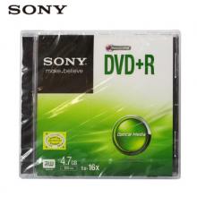 索尼（SONY）  DVD刻錄盤 空白刻錄光盤 16X 4.7G DVD+R 單片精裝