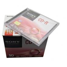 SONY/索尼  光盤 車載cd空白光盤 700M 刻錄盤 CD-R（1-48X） 單片裝（帶獨立包裝盒）