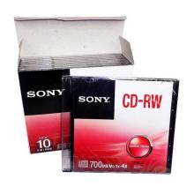SONY/索尼  光盤 車載cd空白光盤 700M 刻錄盤 CD-R（1-48X） 單片裝（帶獨(dú)立包裝盒）