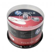 惠普HP 16速 DVD 空白光盤 4.7g 刻錄盤 50片桶裝 空白dvd刻錄碟片 DVD-R 50片桶裝