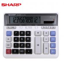 夏普（SHARP）EL-2135 12位商務(wù)辦公臺(tái)式計(jì)算器銀行財(cái)務(wù)會(huì)計(jì)桌面電腦大按鍵太陽能大號(hào)計(jì)算器