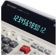 夏普（SHARP）CS-2122H 銀行計算器 金融財會插電計算器 電腦按鍵熒光