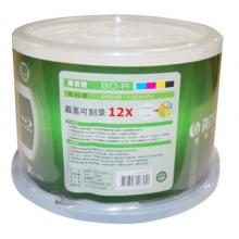 錸德(RITEK) 藍光可打印 BD-R 12速25G 空白光盤/光碟/刻錄盤/大容量 桶裝50片