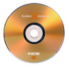 錸德(RITEK) 臺(tái)產(chǎn)X系列 DVD+R 16速4.7G 空白光盤/光碟/刻錄盤 桶裝50片