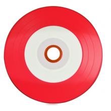 錸德(RITEK) 紅膠可打印 CD-R 52速700M 空白光盤/光碟/刻錄盤 桶裝50片