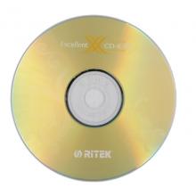 錸德(RITEK) X系列金龍 CD-R 52速700M 空白光盤/光碟/刻錄盤 桶裝50片