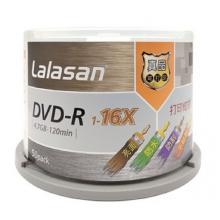錸德(LALASAN) 打印炫彩可打印 DVD-R 16速4.7G 空白光盤/光碟/刻錄盤 桶裝50片