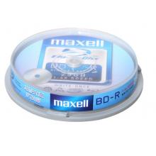 麥克賽爾（maxell）BD-R光盤 刻錄光盤 光碟 空白光盤 藍(lán)光碟 4速25G臺(tái)產(chǎn) 桶裝10片