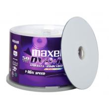 麥克賽爾（maxell）DVD+R光盤 刻錄光盤 光碟 空白光盤 可打印光盤 16速4.7G臺產 桶裝50片