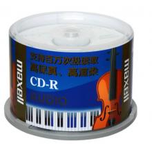 麥克賽爾（maxell）CD-R光盤 刻錄光盤 光碟 空白光盤 Audio專業(yè)音樂盤 32速700M臺(tái)產(chǎn) 桶裝50片