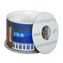 麥克賽爾（maxell）CD-R光盤 刻錄光盤 光碟 空白光盤 Audio專業(yè)音樂(lè)盤 32速700M臺(tái)產(chǎn) 桶裝50片