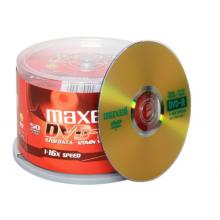 麥克賽爾（maxell）DVD-R光盤(pán) 刻錄光盤(pán) 光碟 空白光盤(pán) 16速4.7G臺(tái)產(chǎn) 商務(wù)金盤(pán)桶裝50片