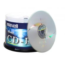 麥克賽爾（maxell）CD-R光盤 刻錄光盤 光碟 空白光盤 48速700M 銀盤桶裝50片