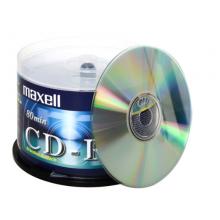 麥克賽爾（maxell）CD-R光盤 刻錄光盤 光碟 空白光盤 48速700M 銀盤桶裝50片