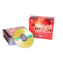 麥克賽爾（maxell）DVD-R光盤(pán) 刻錄光盤(pán) 光碟 空白光盤(pán) 16速4.7GB 1片盒裝，5盒/包