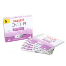 麥克賽爾（maxell）DVD+R光盤 刻錄光盤 光碟 空白光盤 16速4.7G臺產(chǎn) 1片盒裝，5盒/包