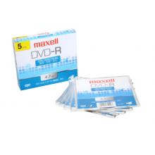 麥克賽爾（maxell）DVD-R光盤 刻錄光盤 光碟 空白光盤 16速4.7G臺產(chǎn) 1片盒裝，5盒/包