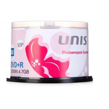 紫光（UNIS）DVD+R空白光盤(pán)/刻錄盤(pán) 碟之戀系列 16速4.7G 桶裝50片