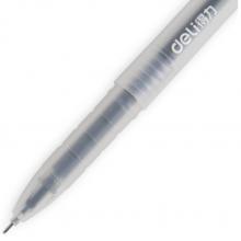 得力(deli)DLSX-33107 0.5mm全針管黑色中性筆水筆簽字筆 辦公用品 40支/桶