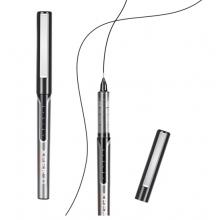得力(deli)DLSX-S657 0.5mm直液全針管走珠簽字筆 辦公用品學(xué)生中性筆會(huì)議筆 12支/盒黑