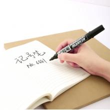 得力(deli)DLSX-33668 50支物流記號筆 油性大頭筆 黑色 辦公用品