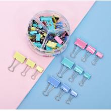 得力(deli)8529 63只多規(guī)格彩色長(zhǎng)尾夾/燕尾夾/票夾(32mm10只+25mm18只+19mm35只) 辦公用品