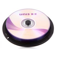 紫光（UNIS）DVD-R空白光盤/刻錄盤 鉆石系列 16速4.7GB 桶裝10片