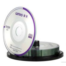 紫光（UNIS）CDR光盤 鉆石系列 8CM(3寸)小盤 24速 刻錄盤 210M 桶裝10片 A+