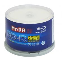銘大金碟（MNDA）BD-R空白藍(lán)光光盤/刻錄盤 6-12速 25G 藍(lán)光可打印 50片桶裝