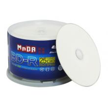 銘大金碟（MNDA）BD-R空白藍(lán)光光盤/刻錄盤 6-12速 25G 藍(lán)光可打印 50片桶裝